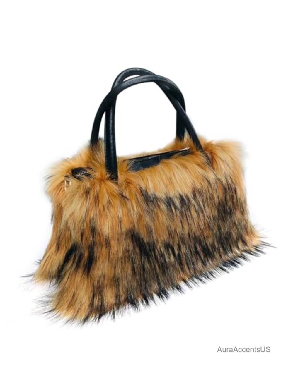 Faux Fur Tote Bag Fluffy Satchel Shoulder Handbag for Women, Mom, Friend